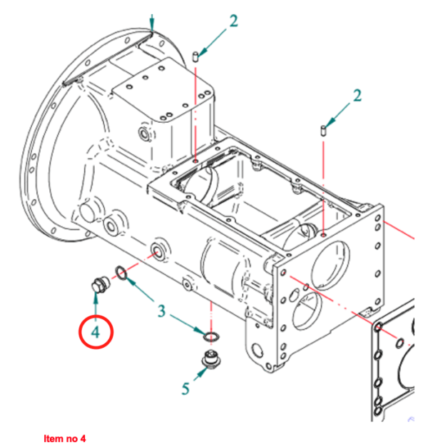 Plug 4WD / versnellingsbak Captain, Startrac, Agritech, Antonio Carraro, Etc., - Afbeelding 2