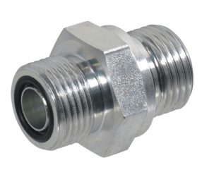Verloopnippel 3/8" BSP X 13/16" ORFS Captain, Startrac, Antonio Carraro, Etc.,