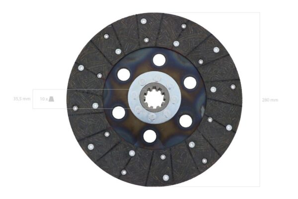 Koppelingsplaat Ford / New Holland Major, Power Major, Super Major