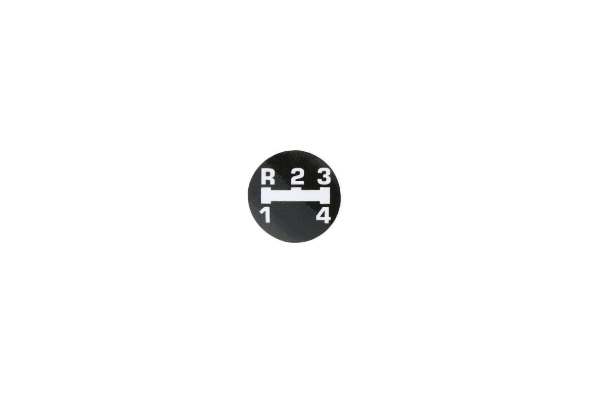 Versnellingspook Sticker "1-2-3-4-r" Landini, Massey Ferguson