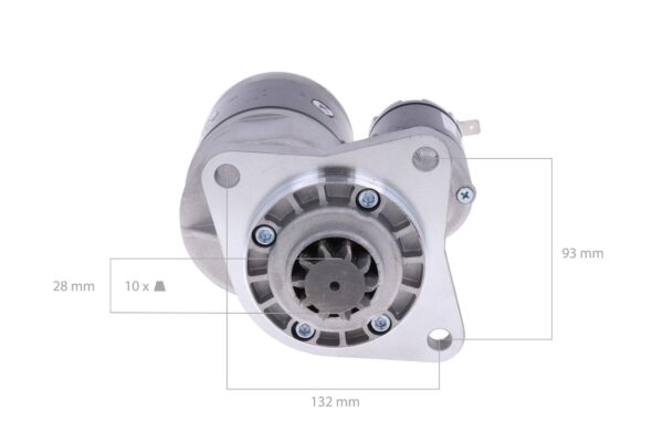 Startmotor (Lucas TVS) - 12V, 2.8 Kw