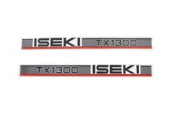Motorkap stickerset Iseki TX1300