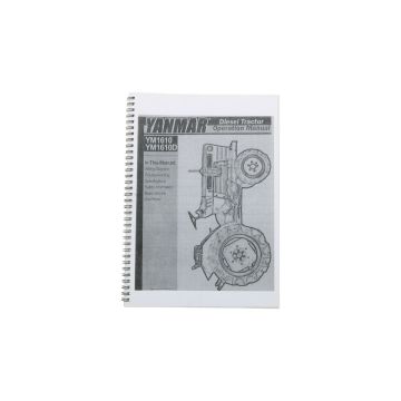 Handleiding Yanmar YM1610 (Engelstalig)
