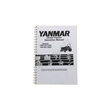 Yanmar YM135, YM155 Onderdelen catalogus met technische tekeningen