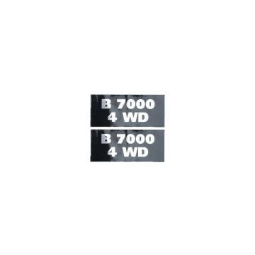 Kubota B7000 4WD Sticker