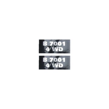 Kubota B7001 4WD Sticker