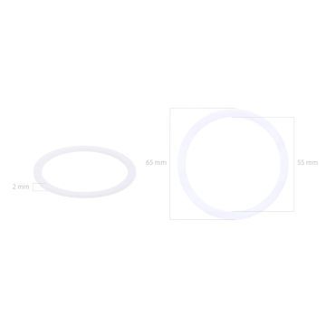 Steunring hefcilinder Iseki TE, TF, TM, TS, 2115, 2120, 2125, 3015, 3020, Bolens G, Massey Ferguson 1205, 1210, 1215, 1220, 1225, 1519, 1520, 1523, 1525