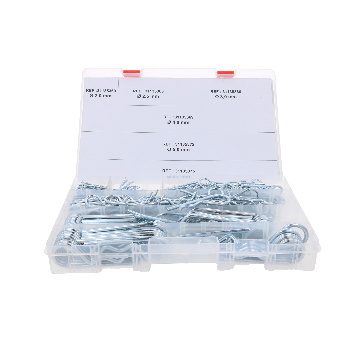 Assortiment doos 295 R-clips pennen