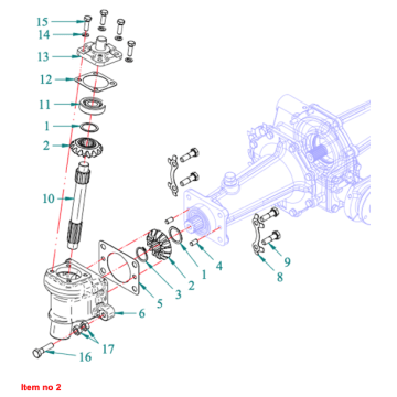 Tandwiel 14T 4WD Captain, Startrac, Antonio Carraro, Etc.,