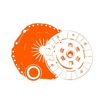 Koppelingsset Hinomoto C142, C144, 172, C174, E1802, E1804, Allis Chalmers 5015, 5215