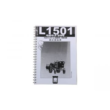 Kubota L1501 Onderdelen catalogus met technische tekeningen