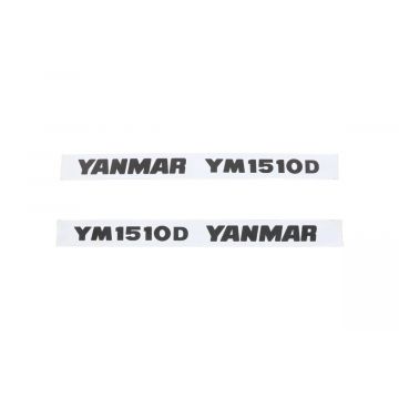 Motorkap stickerset Yanmar YM1510