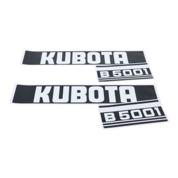 Motorkap sticker set Kubota B5001