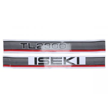 Motorkap Sticker set Iseki TL2300