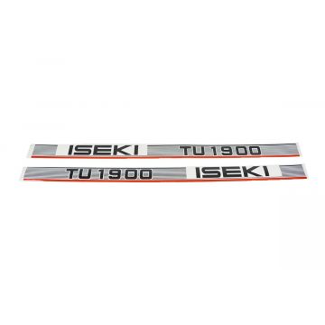 Motorkap sticker set Iseki TU1900