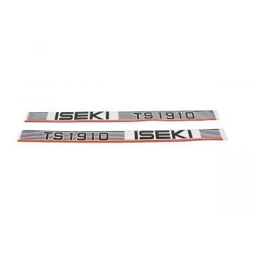 Motorkap stickerset Iseki TS1910