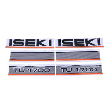Motorkap stickerset Iseki TU1700