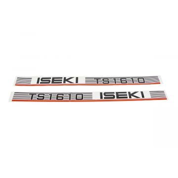 Motorkap stickerset Iseki TS1610