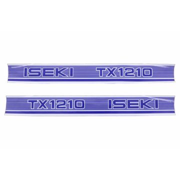 Motorkap sticker set Iseki TX1210