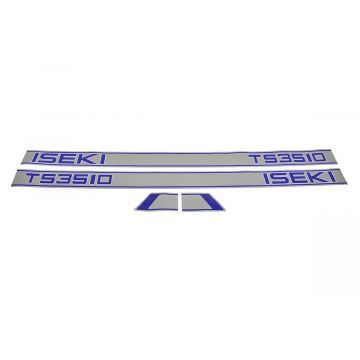 Motorkap stickerset Iseki TS3510