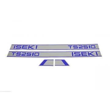 Motorkap stickerset Iseki TS2510