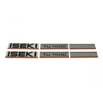 Motorkap stickerset Iseki TU1500