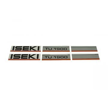 Motorkap stickerset Iseki TU1900