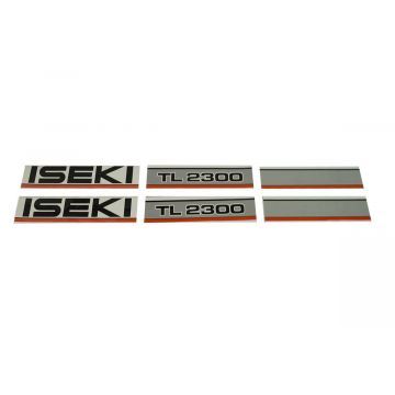 Motorkap stickerset Iseki TL2300