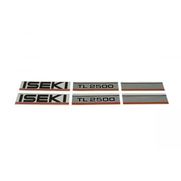 Motorkap stickerset Iseki TL2500