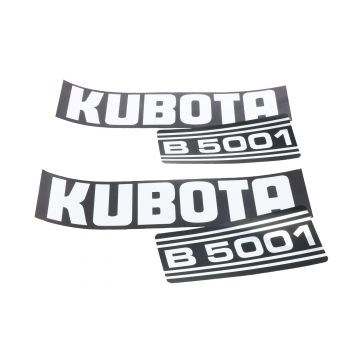 Motorkap stickerset Kubota B5001