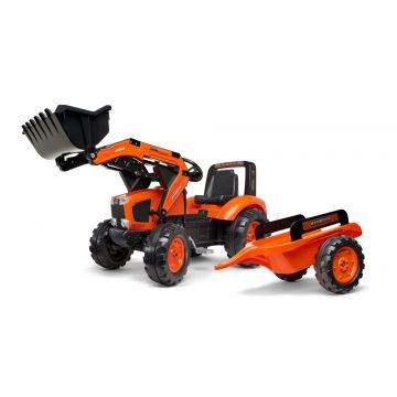Kubota M135 Traptrekker met aanhanger en voorlader 3 tot 7 jaar