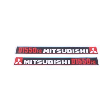 Motorkap sticker Mitsubishi D1550