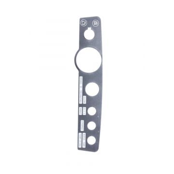 Dashboard sticker Iseki TX145, TX155, TX2140, TX2160, Bolens G152, G154, H152, H154, TX1502, TX1504, White FB21