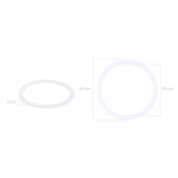 Steunring hefcilinder Iseki TE, TF, TM, TS, 2115, 2120, 2125, 3015, 3020, Bolens G, Massey Ferguson 1205, 1210, 1215, 1220, 1225, 1519, 1520, 1523, 1525