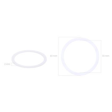 Steunring hefcilinder Iseki TE, TF, TM, TS, 2115, 2120, 2125, 3015, 3020, Bolens G, Massey Ferguson 1205, 1210, 1215, 1220, 1225, 1519, 1520, 1523, 1525