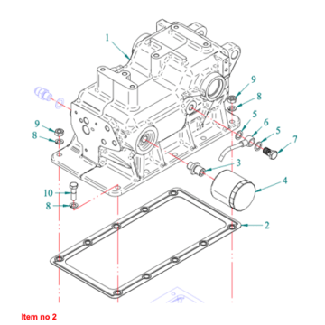 Hefdekselpakking Captain 273, Startrac 273, 