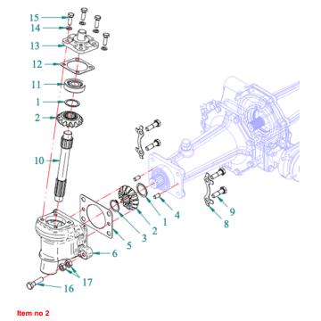Tandwiel 14T 4WD Captain, Startrac, Antonio Carraro, Etc.,