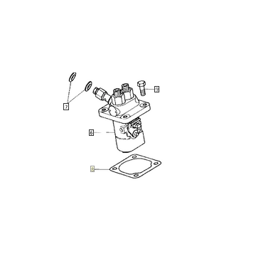 Pakking brandstof injectiepomp TX1300, TX1500, KE70, KE75
